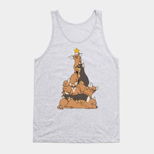 Christmas Tree Chihuahua Tank Top